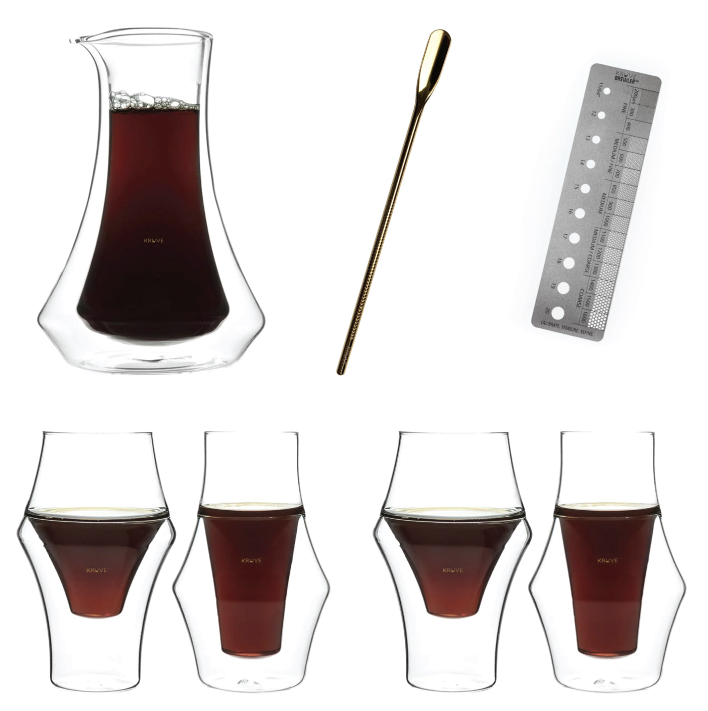 Kruve  Propel Espresso Glasses - 2pcs - Cafuné Boutique
