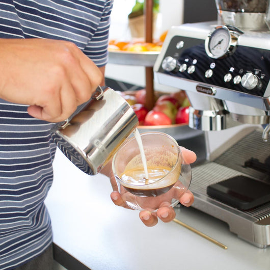 Coffee machine on sale glasses